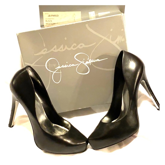 Jessica Simpson Black “Parigi” Heels - Size 9 - Picture 1 of 4